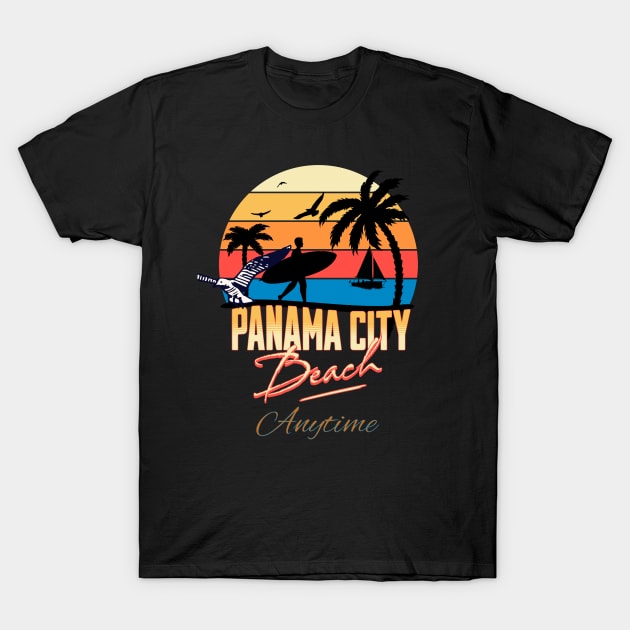 Welcome to Panama City on the Emerald Coast T-Shirt by Spacetrap